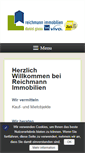 Mobile Screenshot of immobilien-reichmann.de